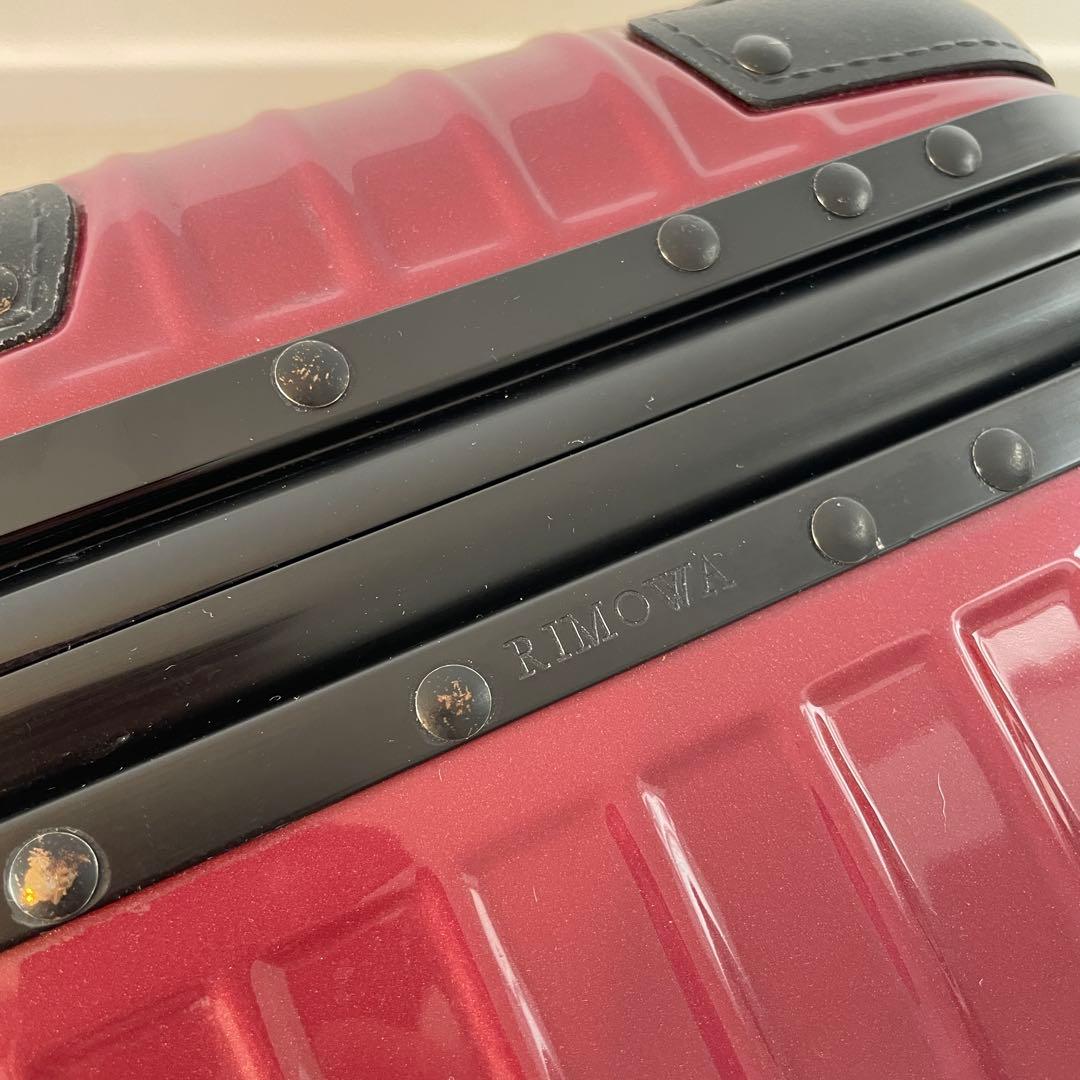 RIMOWA Samba Nova ビューティケース18L ボルドーレッド 鍵付