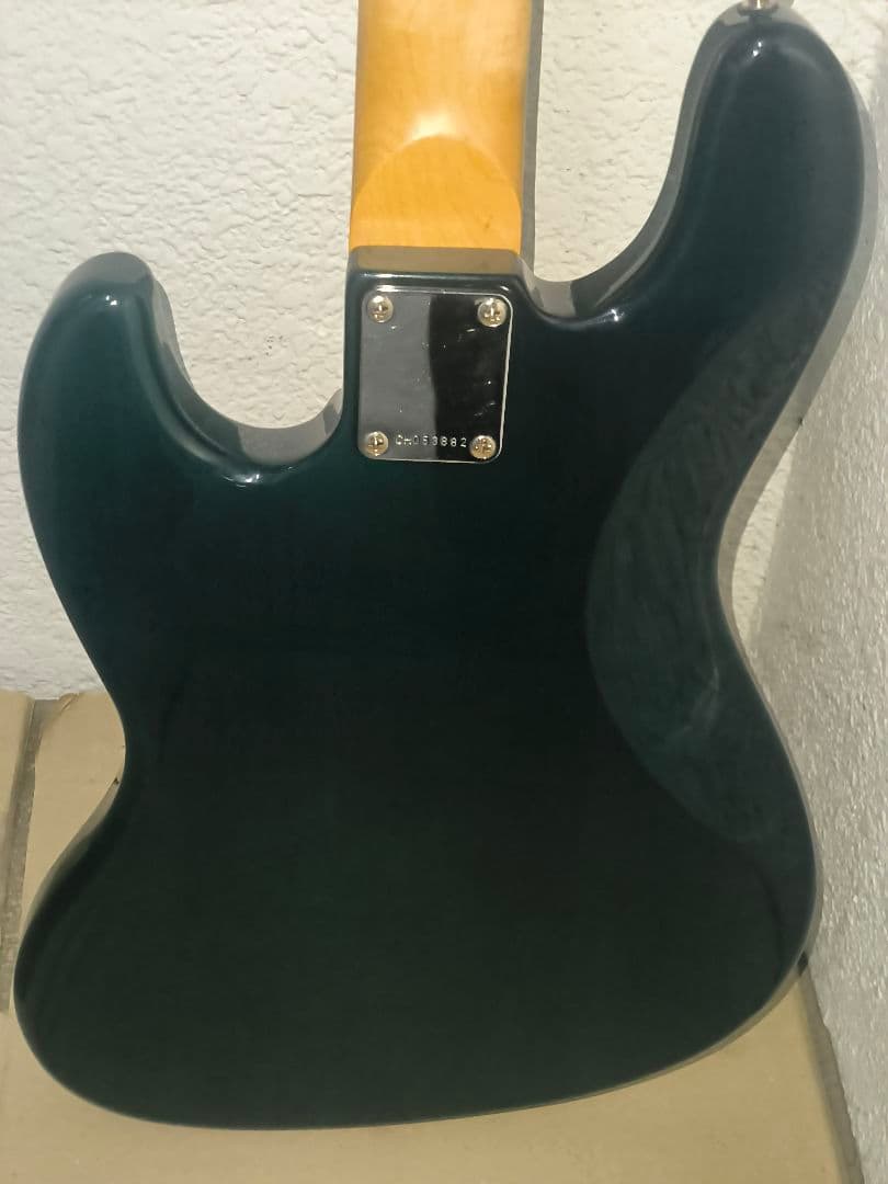 S、エレキベース ダークグリーン、可動品