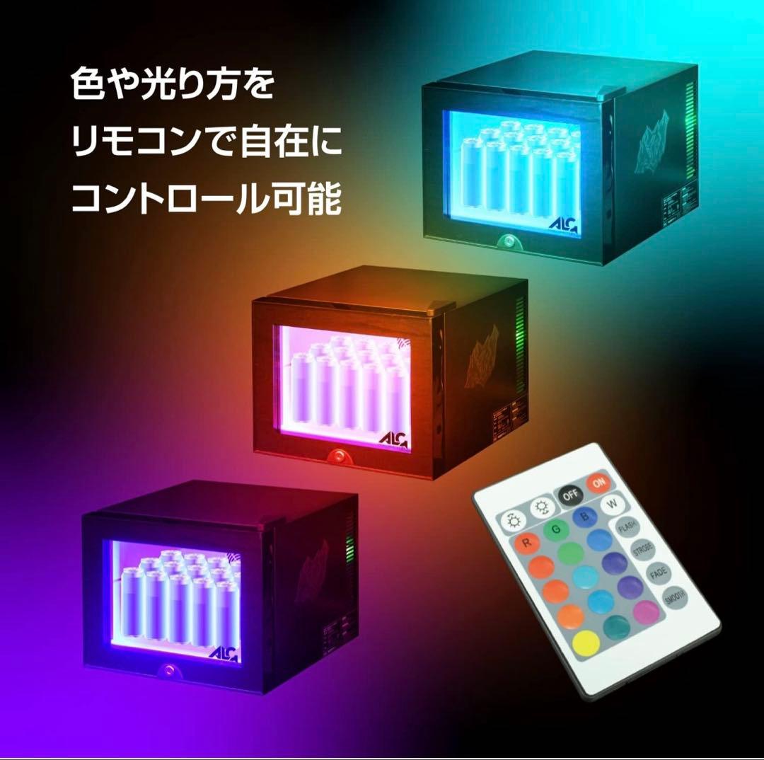 ALLONE LED内蔵ミニゲーミング冷蔵庫20L