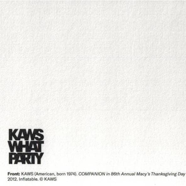 限定マット額装品/KAWS カウズ エキシビジョン限定/Companion