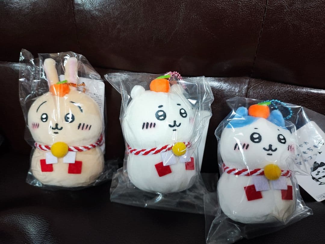 【未開封】ちいかわ　おもちもちもちマスコット　3点　まとめ売り