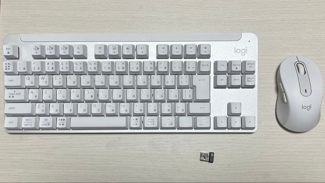 logicool キーボード(K855) と マウス(M650)