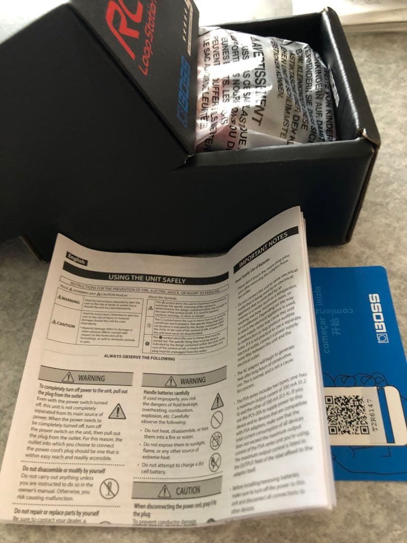 BOSS RC-1 Loop Station とFS-6フットスイッチなど4点