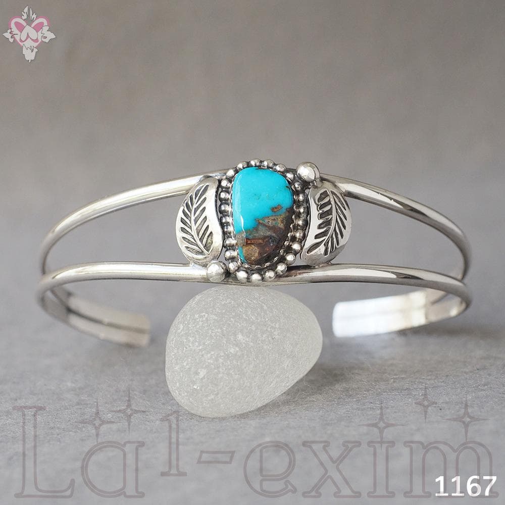 大粒 ナゲット ターコイズ インディアンジュエリー ナバホ族 シルバー バングル