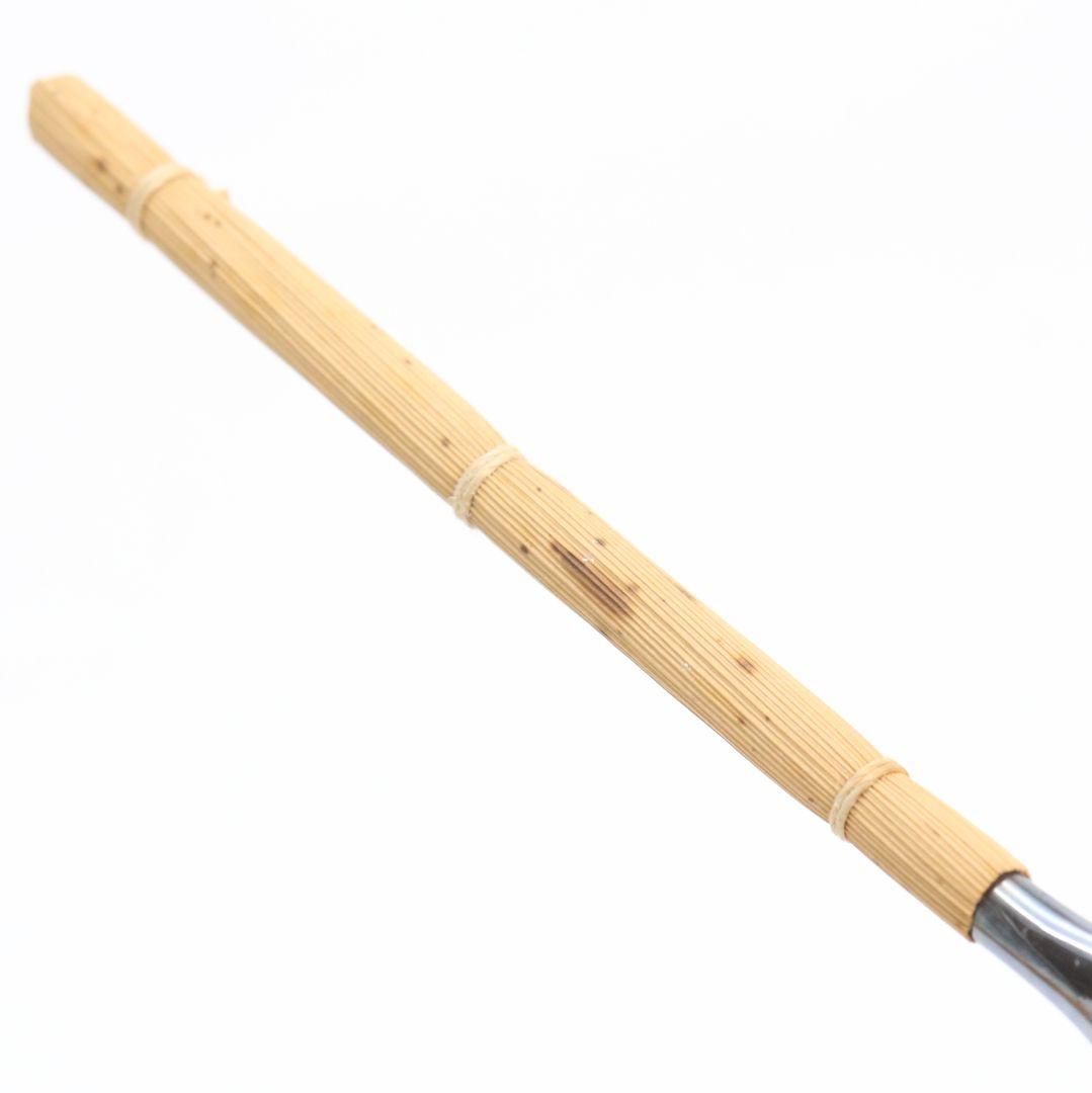 平安 浄也造 南鐐 灰匙 純銀刻印 約39g 茶道具 共箱　M961