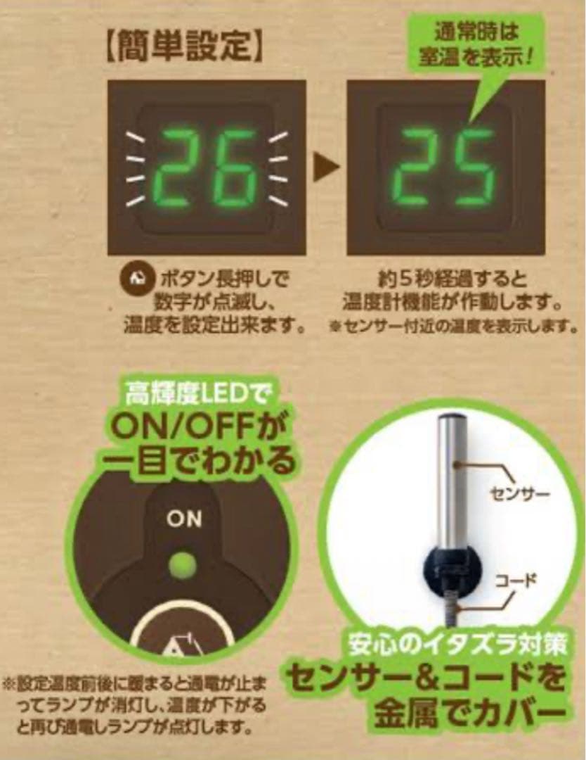 デジタルサーモ300 & ヒートセラミック100W