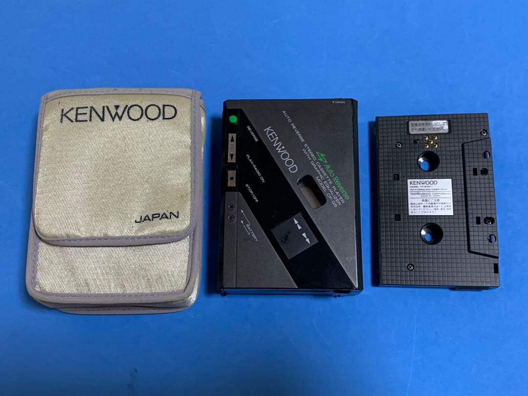 KENWOOD オートリバース ステレオカセットプレーヤー CP-G5 動作美品