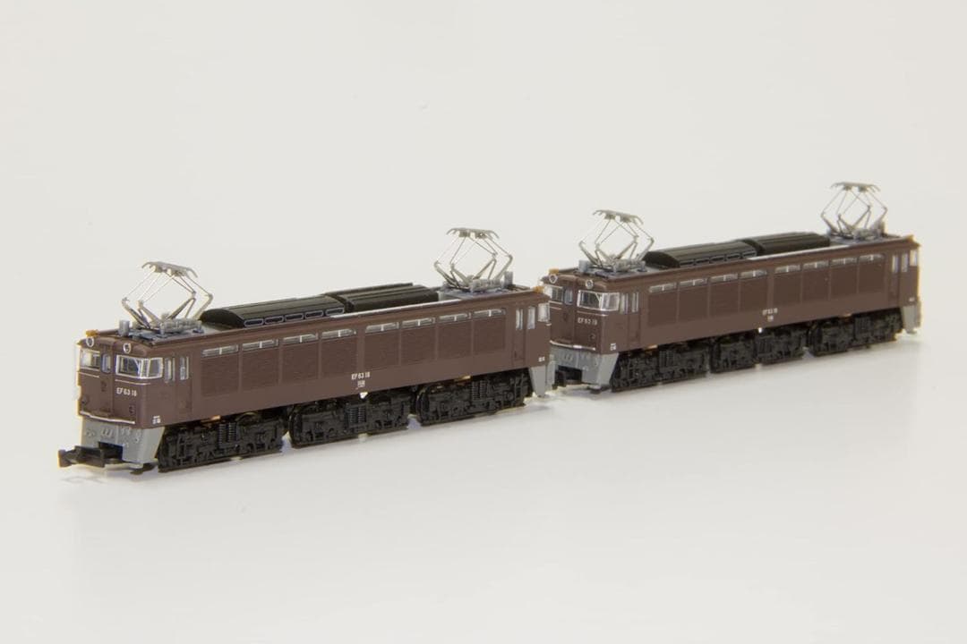【新品・未使用】ロクハン EF63形 電気機関車 重連 T038-2 Zゲージ
