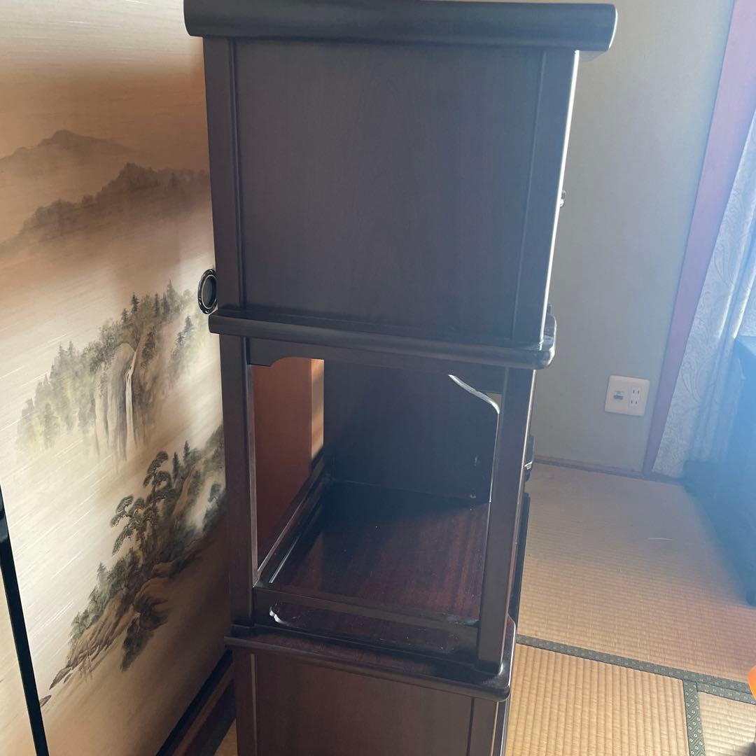 ミルコン。 茶箪笥 飾り棚 茶棚 レトロ アンティーク