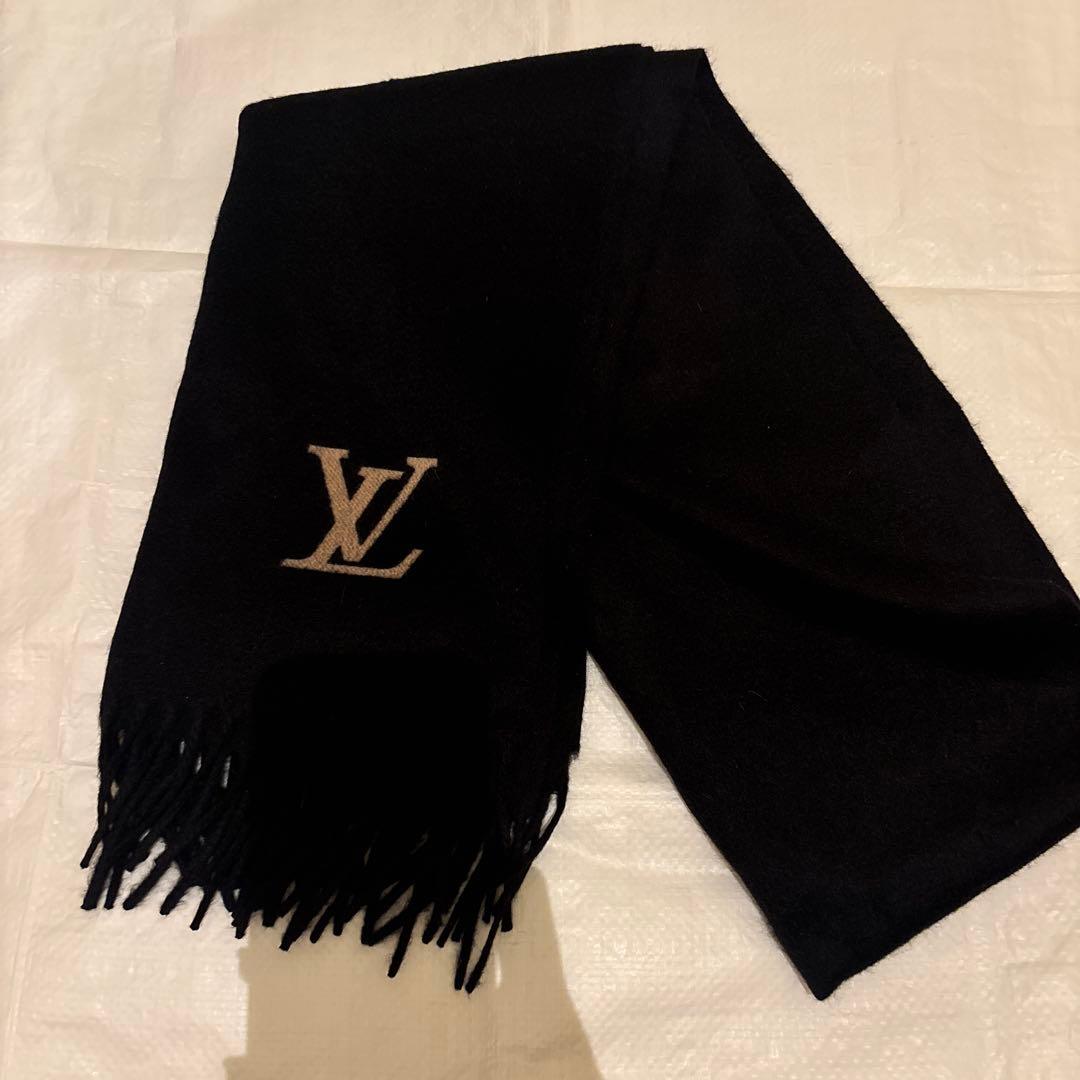 Louis Vuitton カシミヤマフラー 黒箱はない