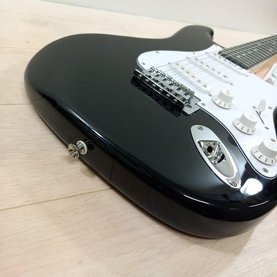 未使用品◎PhotoGenic ストラトキャスター ST-180 ブラック