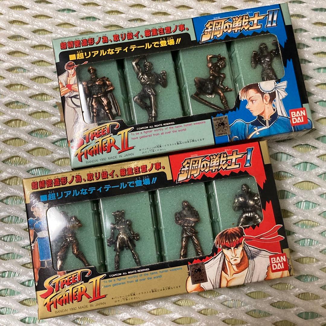 バンダイ ストリートファイターⅡ 鋼の戦士Ⅱ メタルフィギュア 2箱セット