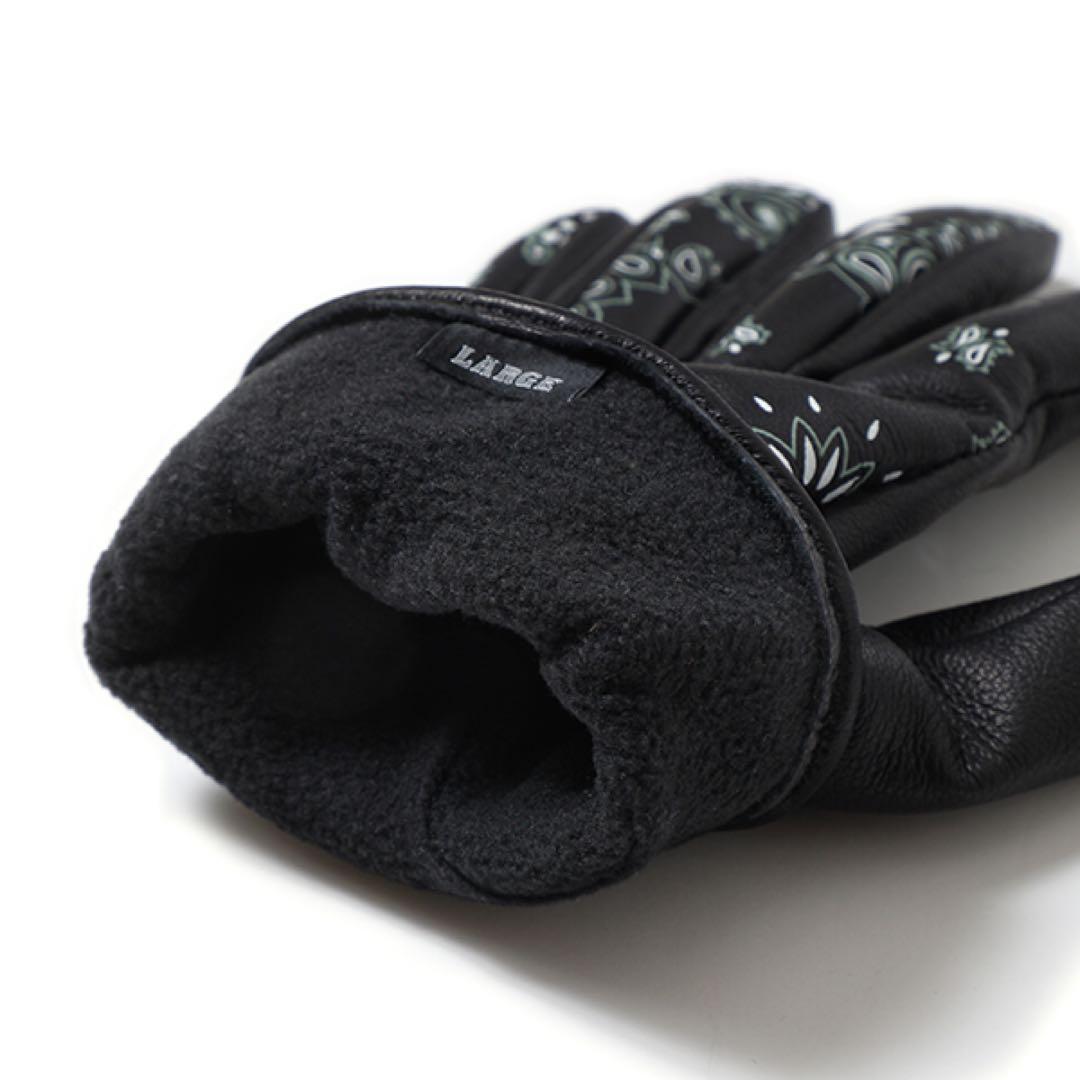 CHALLENGER BANDANA LEATHER GLOVE 長瀬