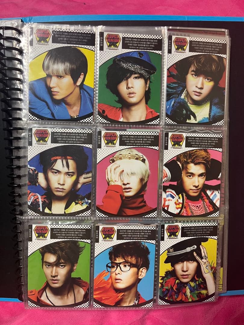 ミ*）様 SUPER JUNIOR スターコレクションカード　コンプリートセット