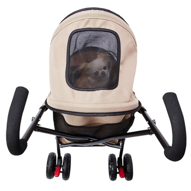 Porta ペット用軽量折りたたみお出かけカート ベージュ 犬 猫 キャリー