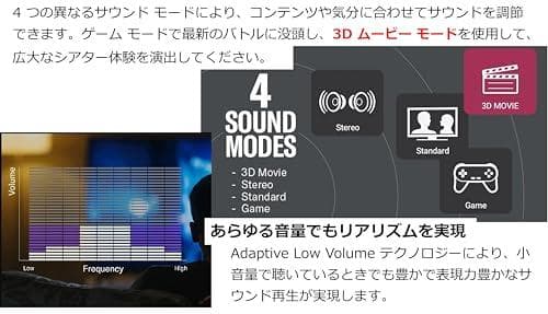 ヤマハ(YAMAHA) コンパクトサウンドバー SR-C30A 横幅60cm m