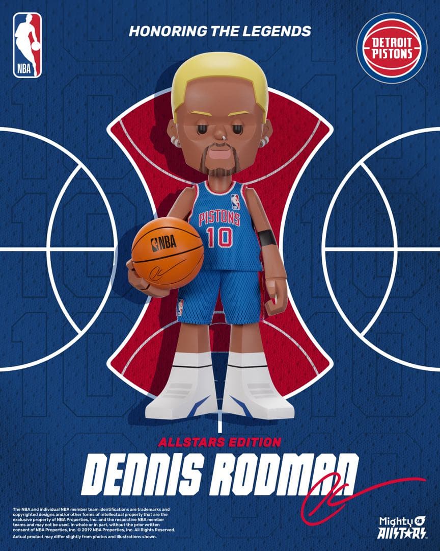 デニス・ロッドマン　バスケットボール　オールスター　フィギュア　アートトイ　限定
