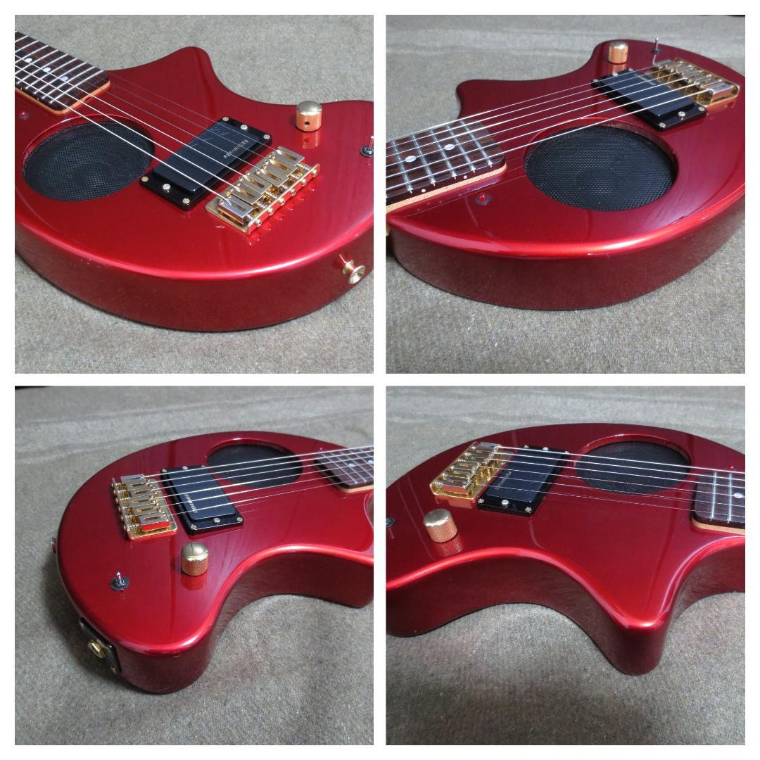 【整備済】フェルナンデス ZO-3ギター レッド×ゴールドパーツ