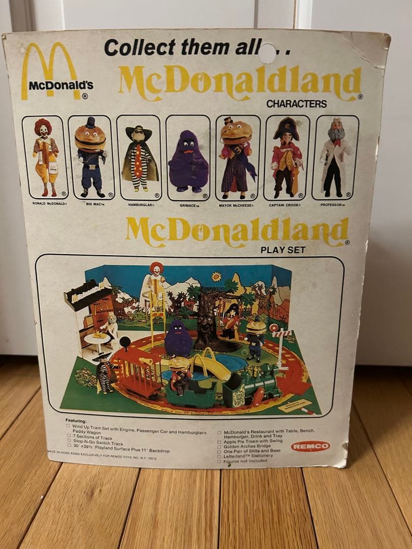 マクドナルド　REMCO　フィギュア　新品未使用　ビッグマックポリス　ロナルド