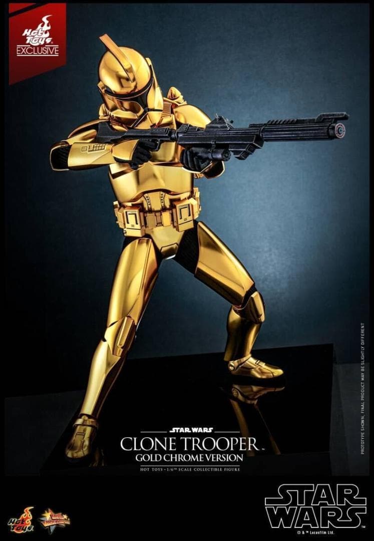 ホットトイズ 1/6 海外会場限定 スター・ウォーズ ゴールド版 MMS735