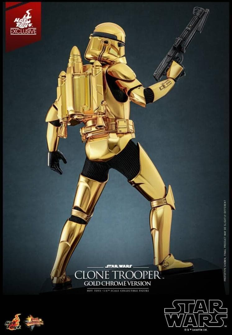 ホットトイズ 1/6 海外会場限定 スター・ウォーズ ゴールド版 MMS735