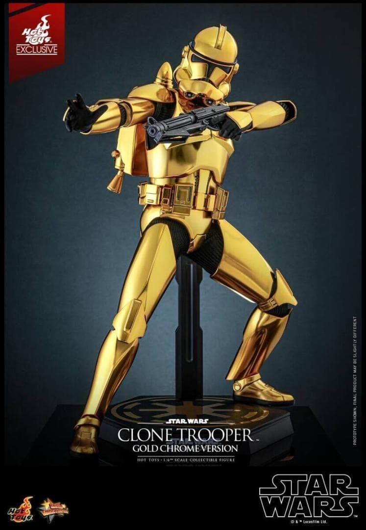ホットトイズ 1/6 海外会場限定 スター・ウォーズ ゴールド版 MMS735