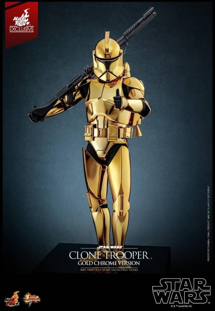 ホットトイズ 1/6 海外会場限定 スター・ウォーズ ゴールド版 MMS735