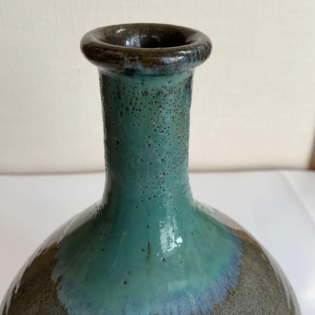 信州松代焼代官町窯徳利　江戸時代中期から後期頃　優品