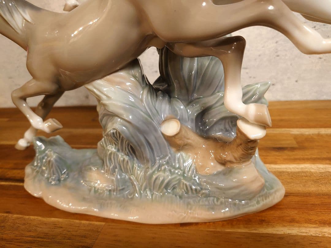 【極美品】【完売品】リヤドロ　駆ける馬　LLADRO