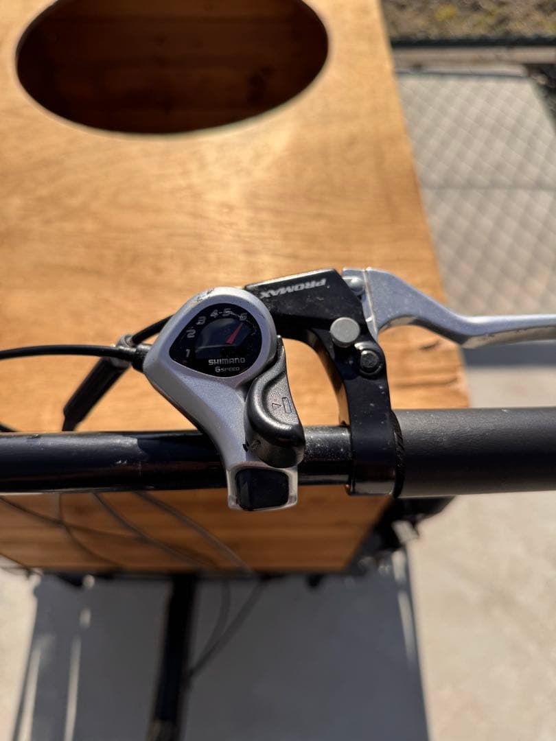 カーゴバイク 三輪自転車 フロントカーゴ 木箱付き【★直接引渡しのみ】