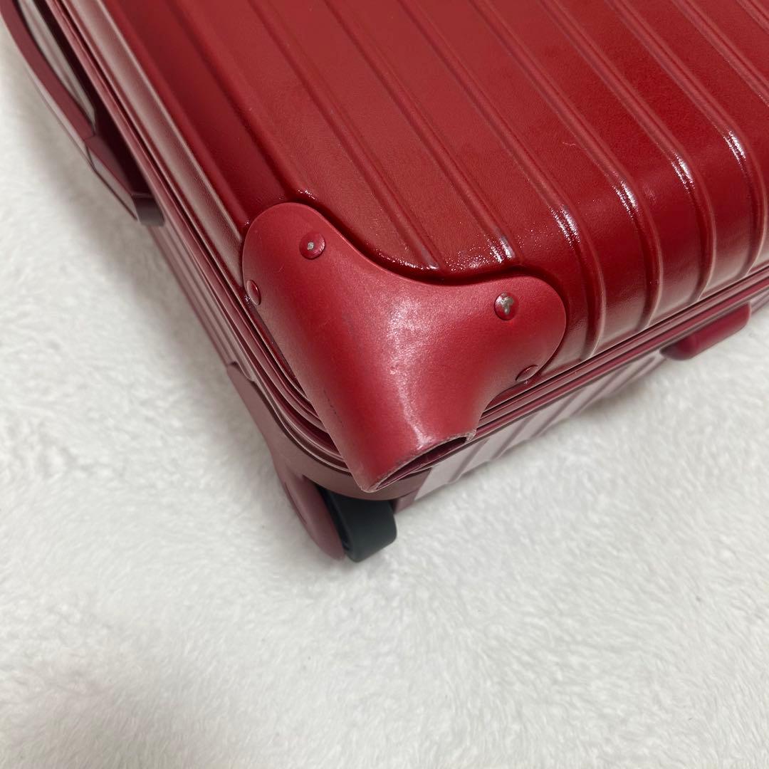 【美品】リモワ サルサ 35L 機内持ち込み可 スーツケース レッド