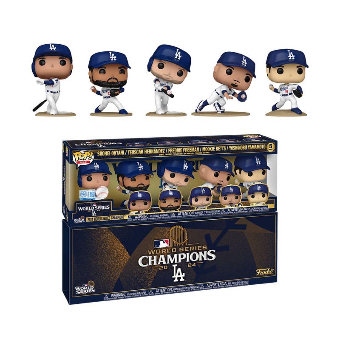 funko pop ロサンゼルスドジャース　ワールドシリーズチャンピオン5パック
