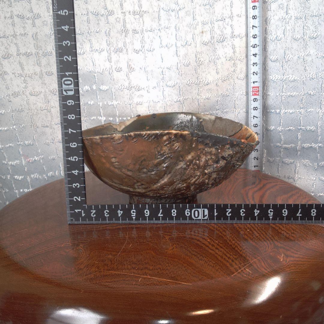 骨董４ 波形デザインの茶碗 発掘？