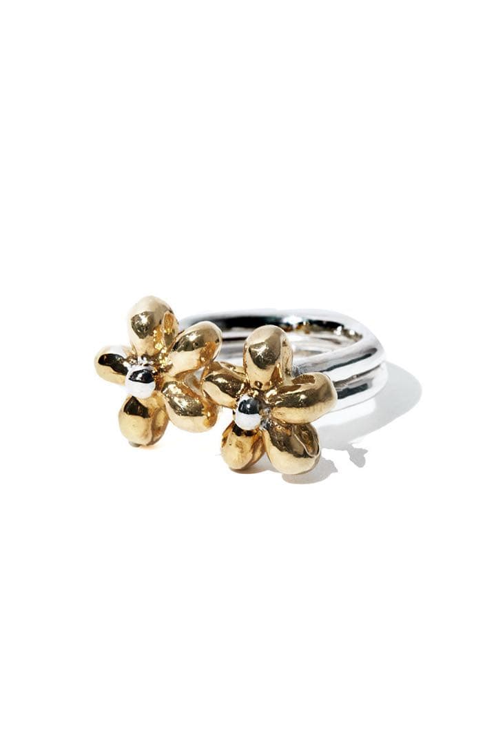 MAISON D'PULSE メゾンドパルス flower charm リング