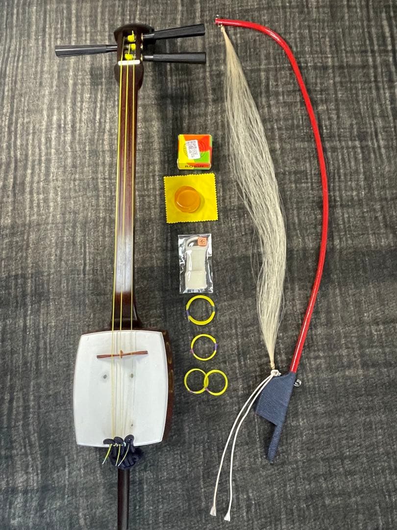 和胡弓紅木　弓　付属品