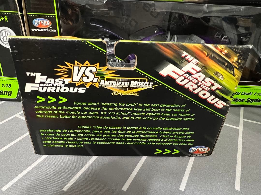 ミニカー FAST&FURIOUS Lancer vs Camaro