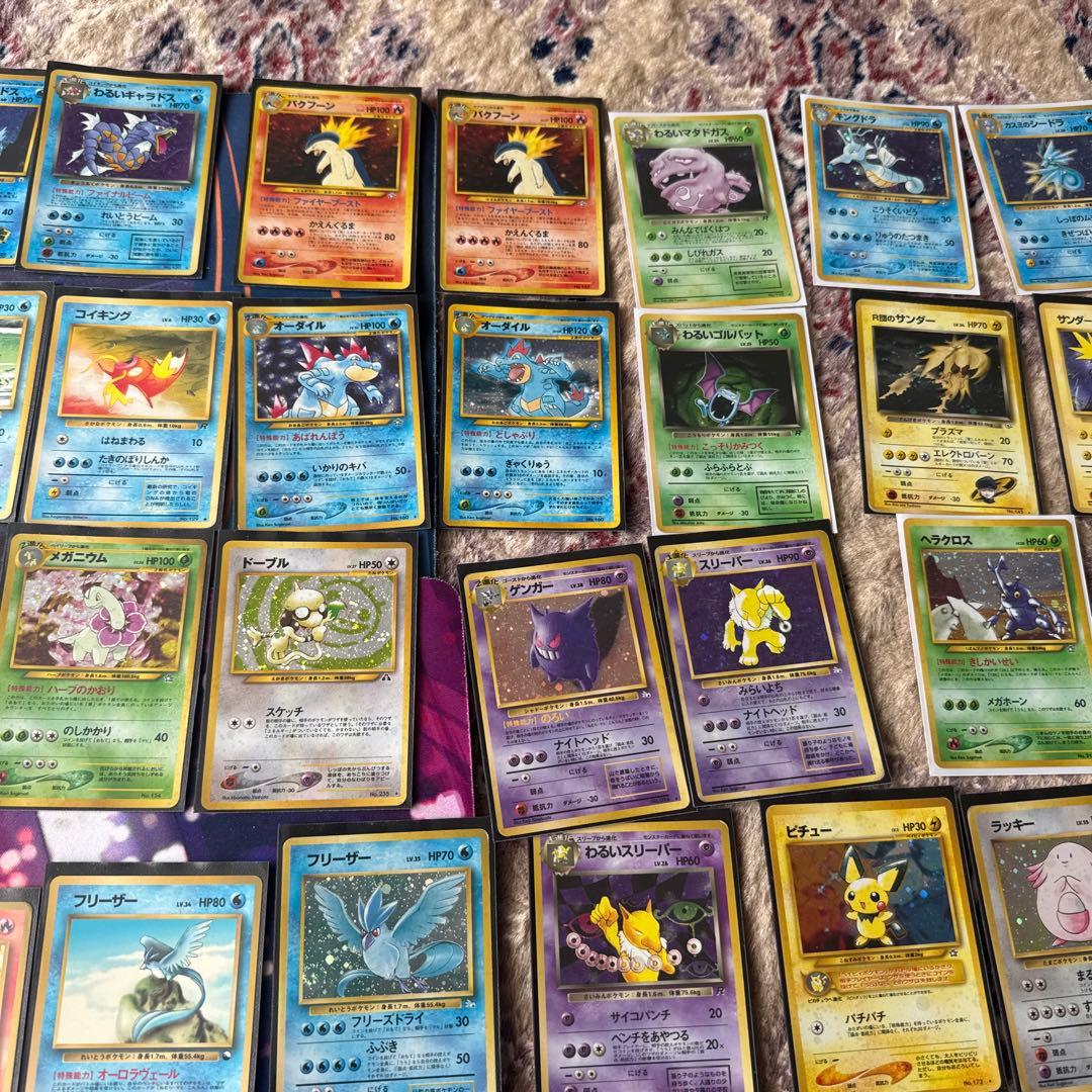 ポケモンカード　旧裏　まとめ売り　(キラ113種類 激レア含む)