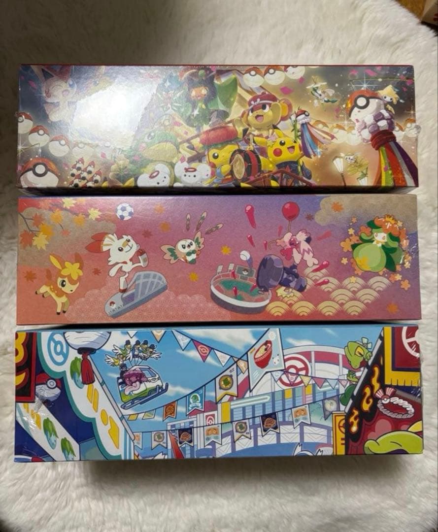 マ*ん様 スペシャルBOX ポケモンセンター トウホク・ヒロシマ・フクオカ 3箱