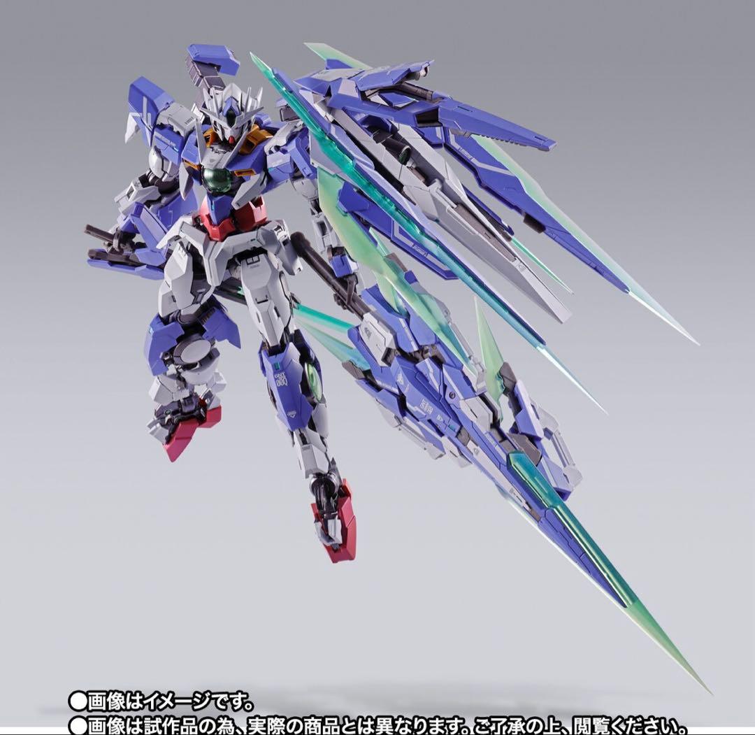 新品未開封L BUILDダブルオークアンタ　フルセイバー