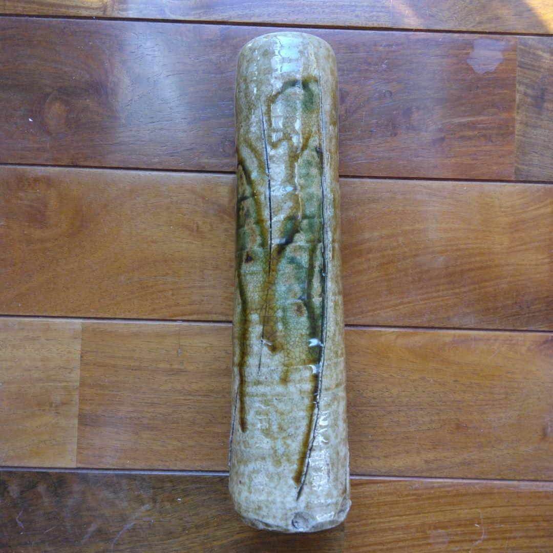 陶芸作品 緑釉の壺