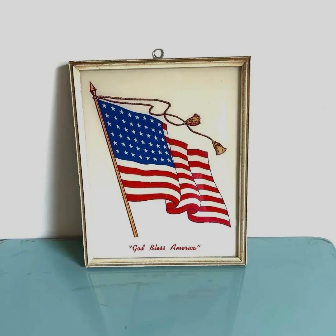 ビンテージ　アメリカンフラッグ　アメリカンアンティーク　USA