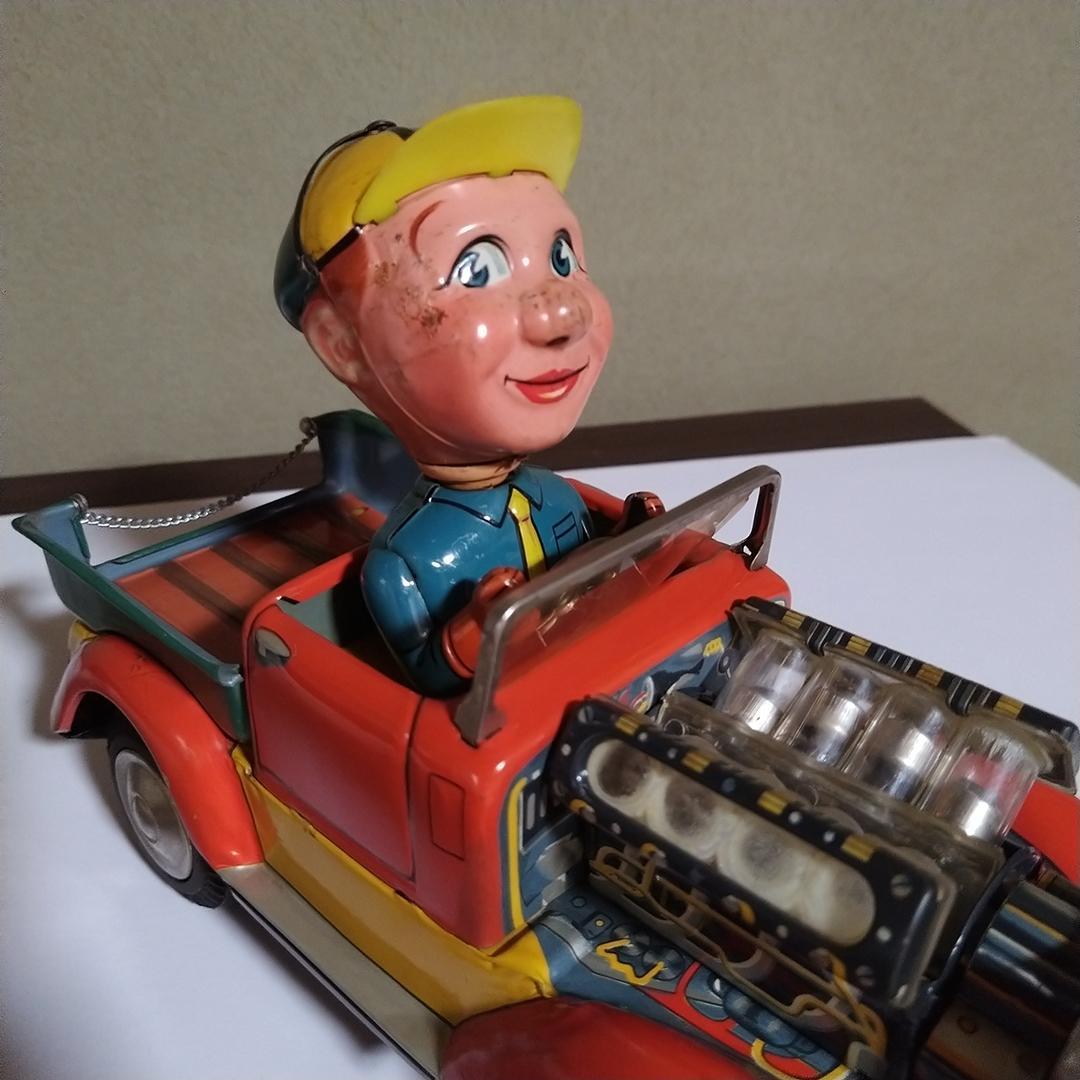 青*鳥様 野村トーイ ファームトラック 電動 ブリキ