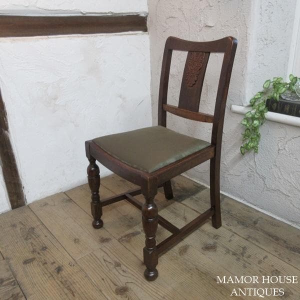 イギリス アンティーク 家具 ダイニングチェア 椅子 イス 英国 4016e