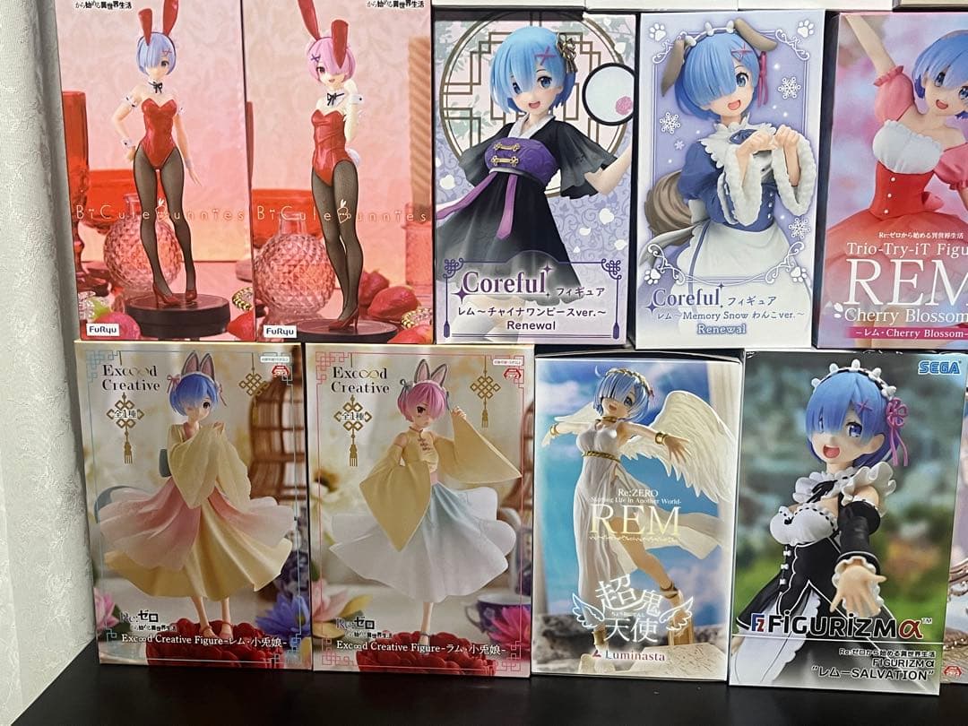 【非売品】 リゼロ レム ラム エミリア フィギュア 40種 まとめ売り