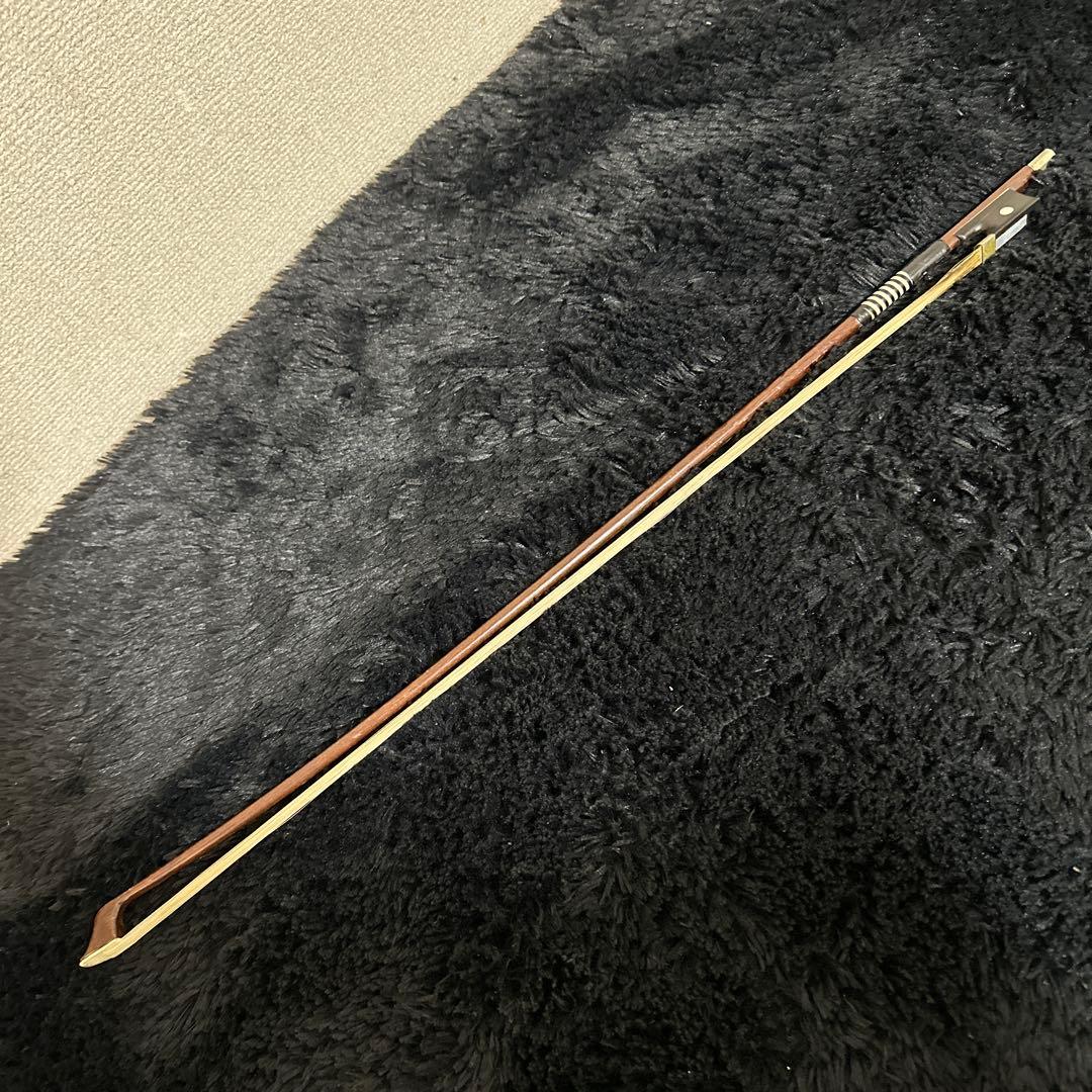 ビンテージ チェコスロバキア バイオリン 弓 弦楽器 刻印 アンティーク