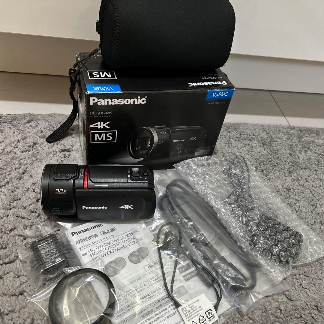 Panasonic HC-VX2MS 4K ビデオカメラ