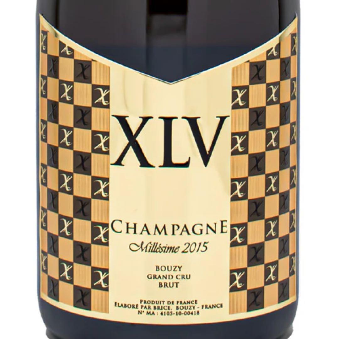XLV シャンパン 2015年産 ブリュット　未開封
