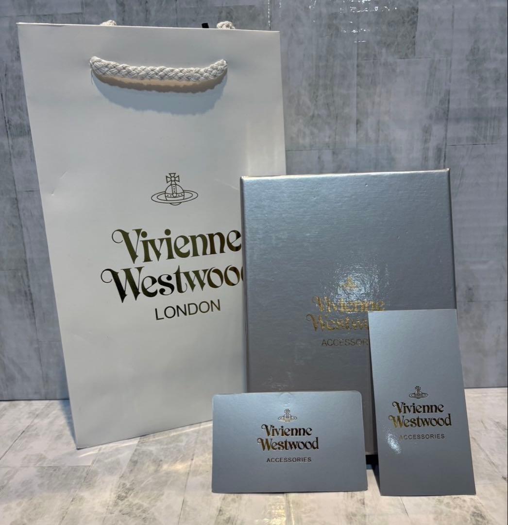 Vivienne Westwood 3つ折り財布 / レッド/ゴールド金具付き