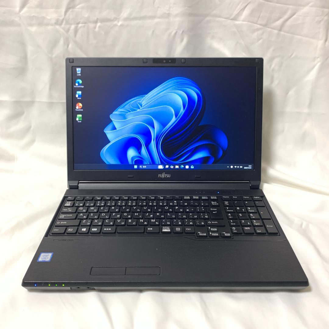 F09E【美品】富士通　15.6型FHD/i5第7世代/16G/SSD1TB 5