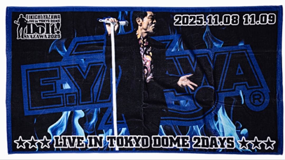 矢沢永吉 2025 東京ドーム　会場限定 ビーチタオル TOKYO DOME